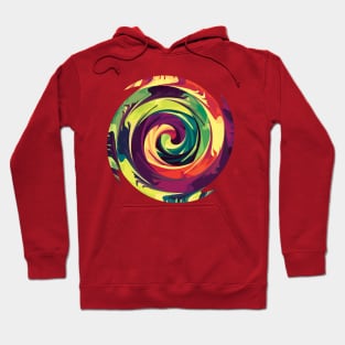 Rainbow Spiral 10 Hoodie